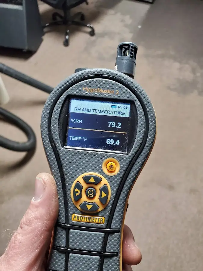 Moisture meter humidity assessment for Fire & Smoke Damage Restoration in Lake City
